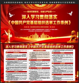 基层组织选举工作条例