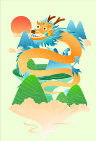 国风插画 端午节