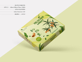 枇杷果包装 平面图