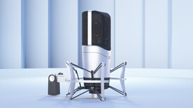 话筒麦克风电脑电容式录音麦克风