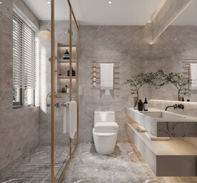 卫生间室内挂衣架浴室柜立柱盆