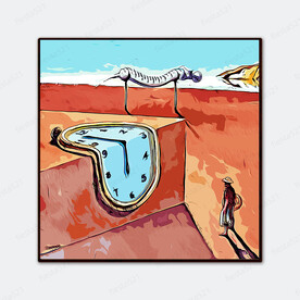 抽象超现实主义漫画插画装饰画