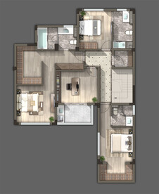 户型图 家配图 洋房图图片