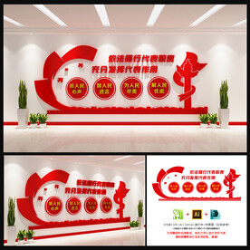 代表职责文化墙