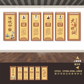 中医院中医文化展板