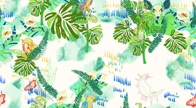 大牌 方巾 数码印花