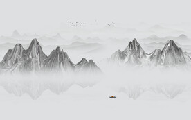 水墨山水画