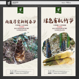 竹笋海报