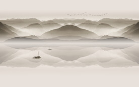 轻奢装饰画 新中式山水画