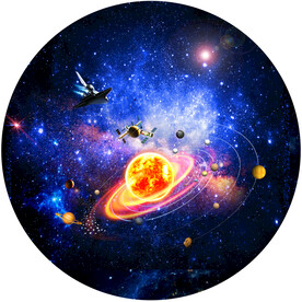 圆形星空