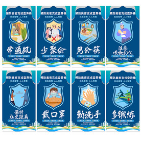疫情防控展板
