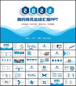 2022商务风新年工作计划开年