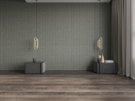 现代卧室背景墙