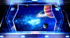 宇宙星空直播背景