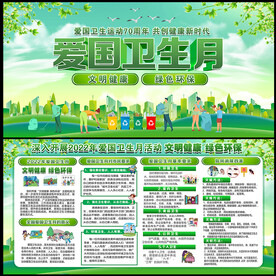 爱国卫生月宣传栏