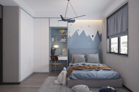 儿子房设计效果图模型