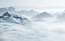 轻奢装饰画 新中式山水画