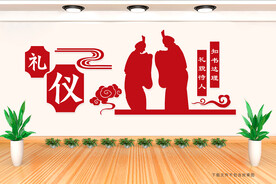 礼仪文化墙