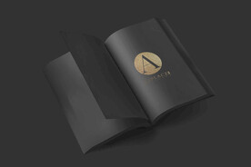 黑色画册样机