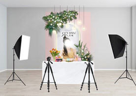 香水直播间场景预览效果图