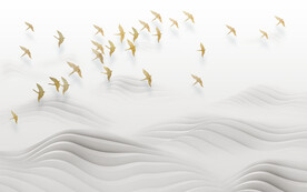 轻奢装饰画 意境沙丘