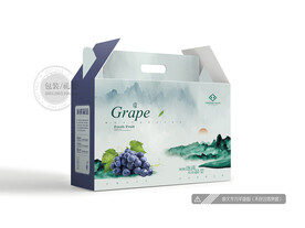 葡萄包装 平面图