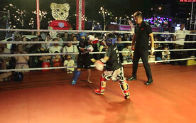 户外拳击自由搏击公开比赛