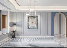 现代轻奢客厅背景墙