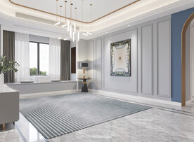 现代轻奢客厅场景