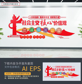 核心价值观文化墙