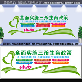 三孩生育展板