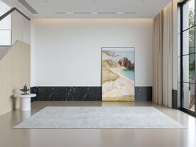 现代客厅背景墙