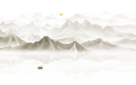 新中式电视背景墙