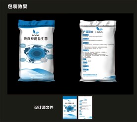 化肥包装效果图和平面图