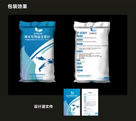 化肥包装效果图和平面图 