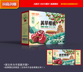 樱桃礼盒 车厘子包装