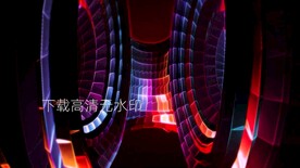 抽象炫彩多边形几何变幻背景视频