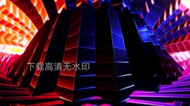 炫彩多边形变换LED大屏幕视频