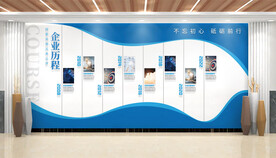 企业发展历程文化墙