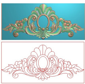 横条门上花洋花