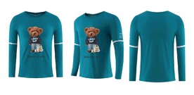 长袖t恤印花样机图片