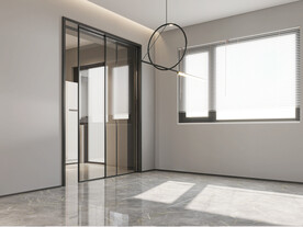 现代极简餐厅场景空景