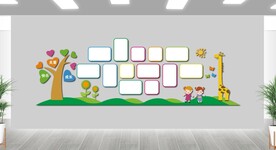 幼儿园照片墙