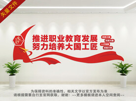 职业教育文化墙