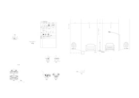 道路绿化标准横断面参考CAD