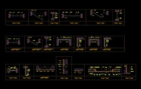 多种样式室内门工艺节点图