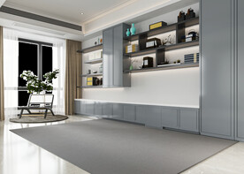 书房场景3D空景