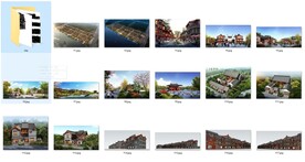 燕都古镇整套方案模型及图片