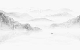 雅士白简约现代新中式背景墙