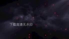 梦幻小火星粒子烟雾特效视频